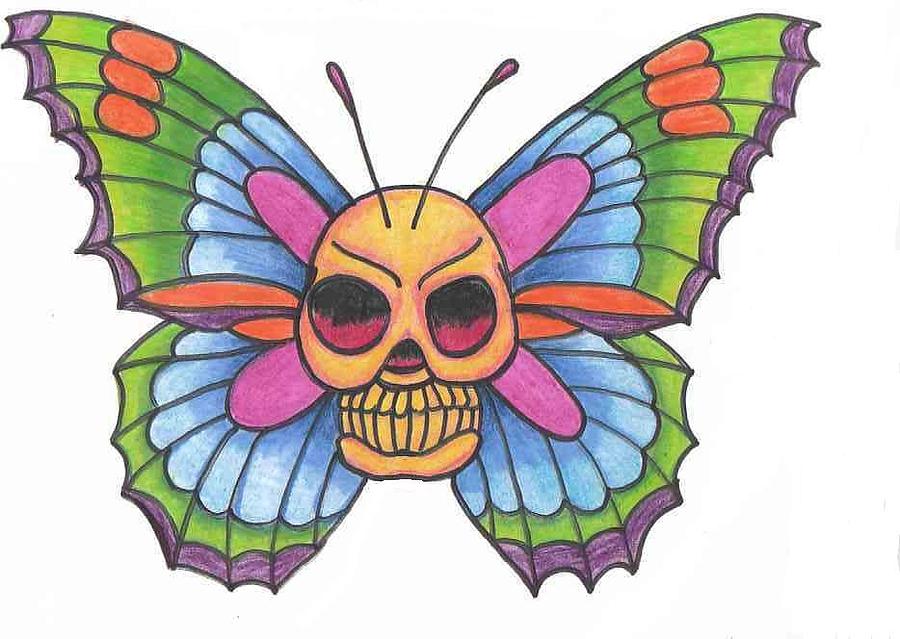 Bad Butterfly By Amanda Machin Bad Butterfly Drawing Bad