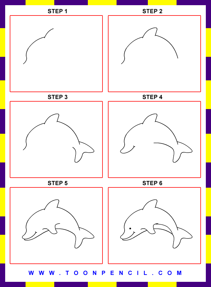 how to draw a dolphin - Google Search | Dolphin Pod Camp | Pinterest