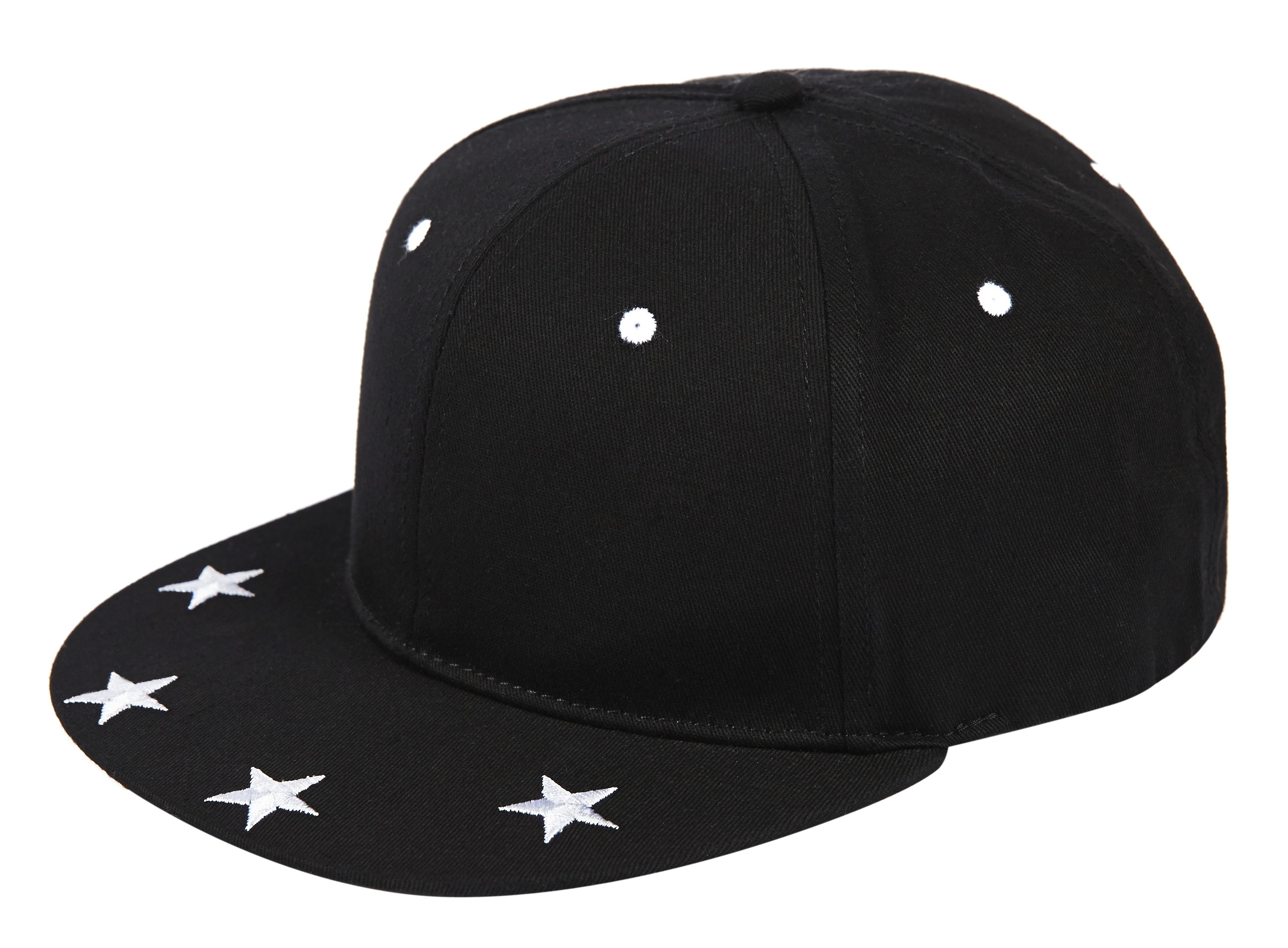 Snap Back Cap With Stars Peak Icon - Free Icons