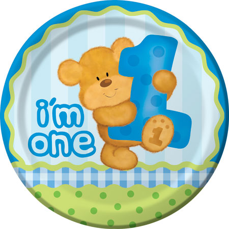 Bears 1st Birthday Boy Party Supplies - Kids Party Supplies up to ...