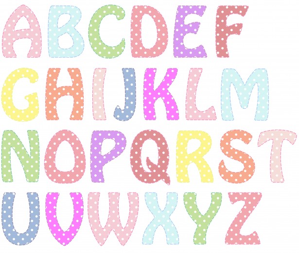 Alphabet Letters Pastel Colors Free Stock Photo - Public Domain ...