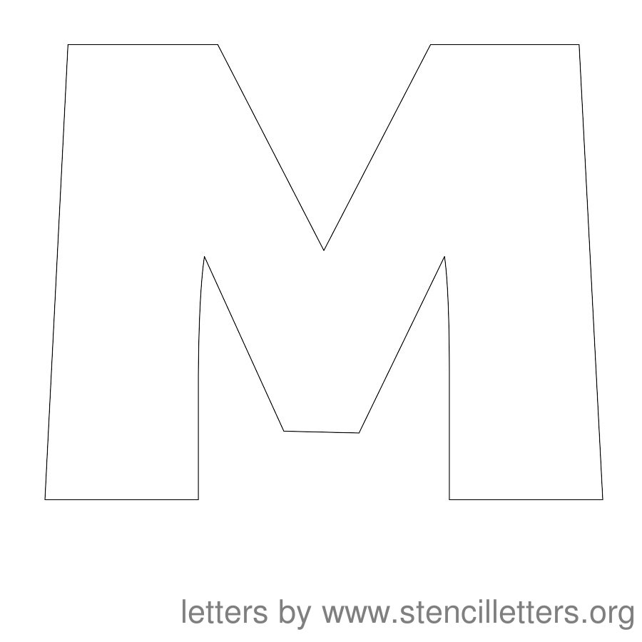 letter-m-outline-cliparts-co