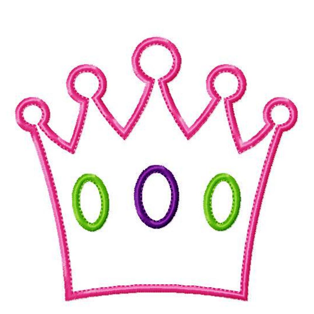 Free Princess Crown Embroidery Design Embroidery Online - ClipArt ...