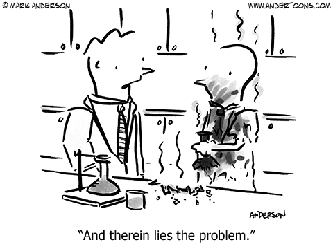 Science Cartoon #4712 ANDERTOONS SCIENCE CARTOONS