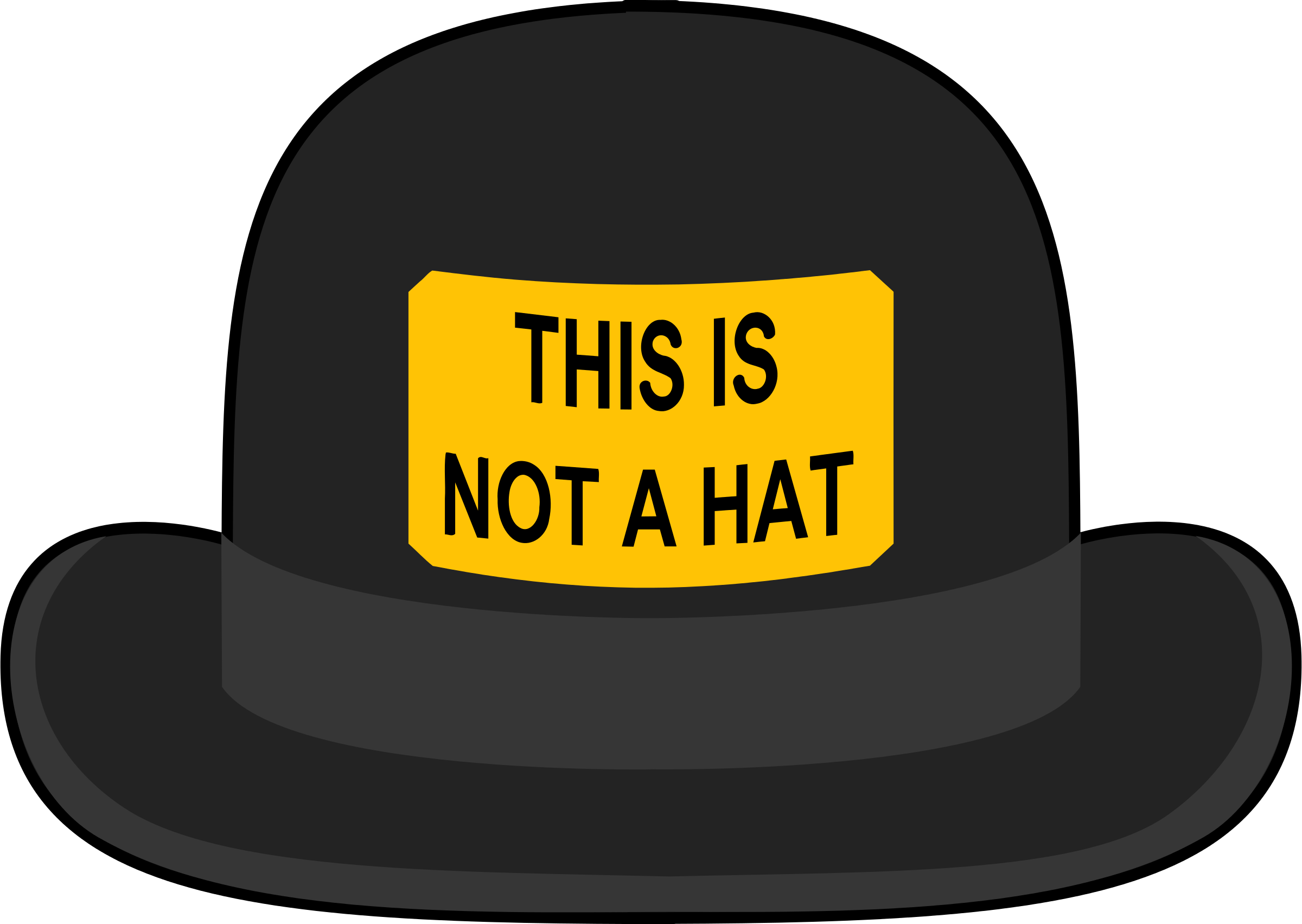 clipart bowler hat - photo #18