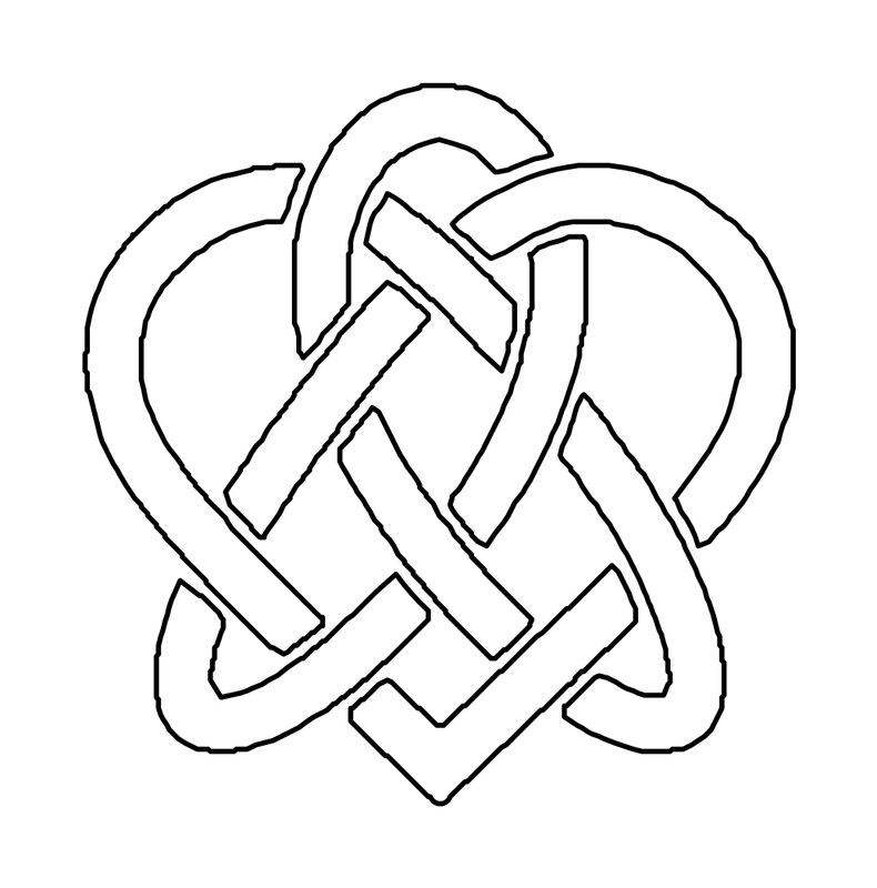 clipart heart knot - photo #44