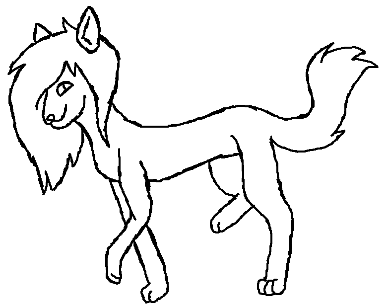 F Sparkle Dog Lineart by Meowing-Kitty-Artist on deviantART