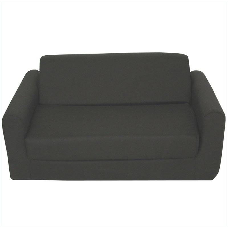 Elite Black Children's Foam Sleeper Sofa - 32-4200-601