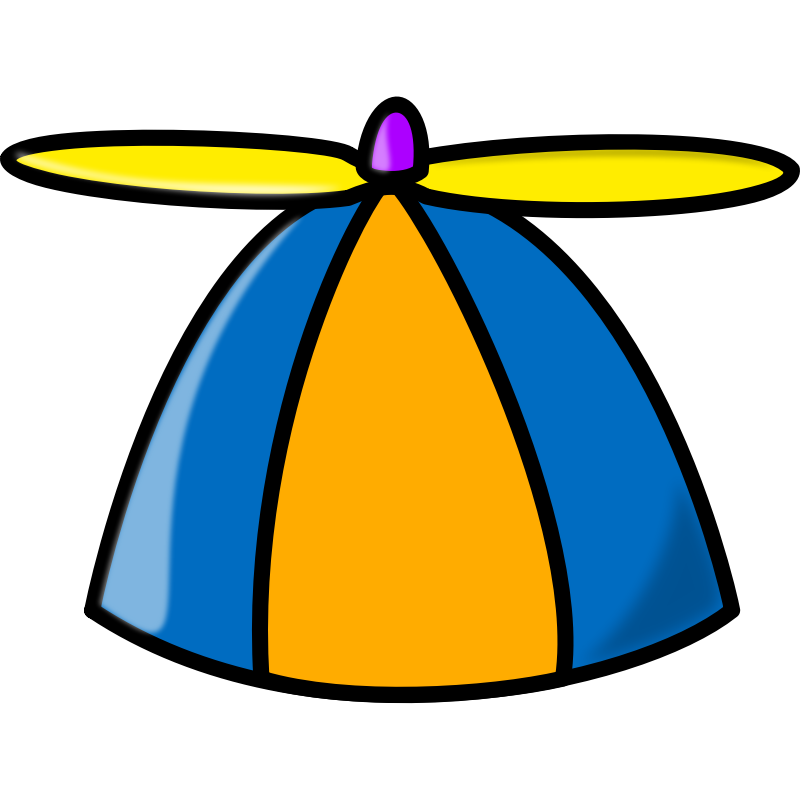 Clipart - Propeller hat