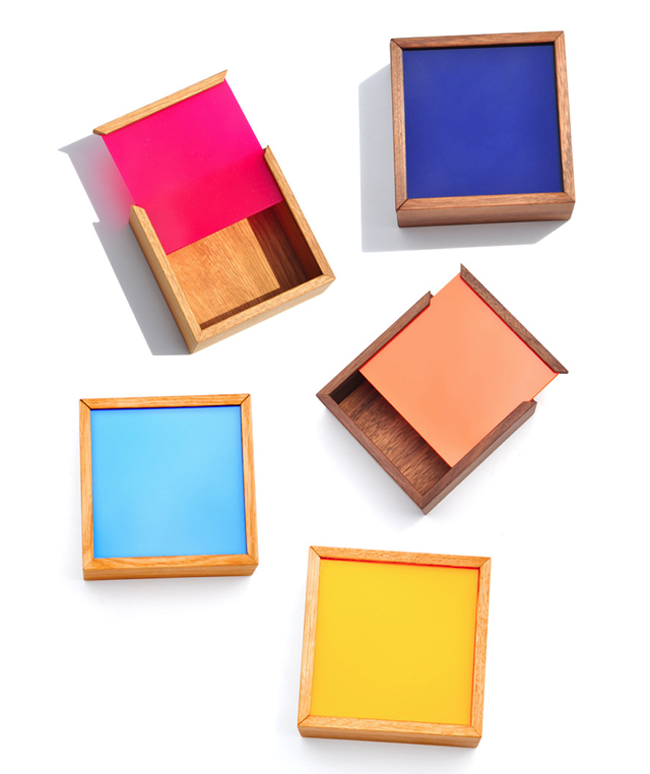 square colour chip boxes {objects of desire} « plenty of colour