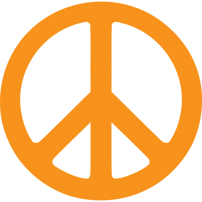 Clipart - peace symbol