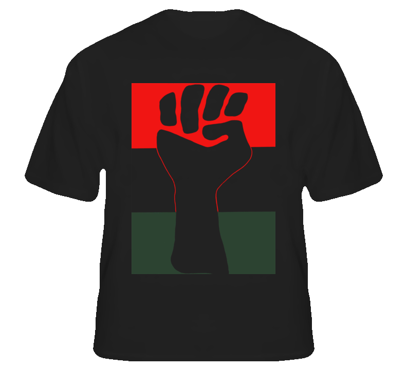 Power To The People Fist Black History Month T Shirt