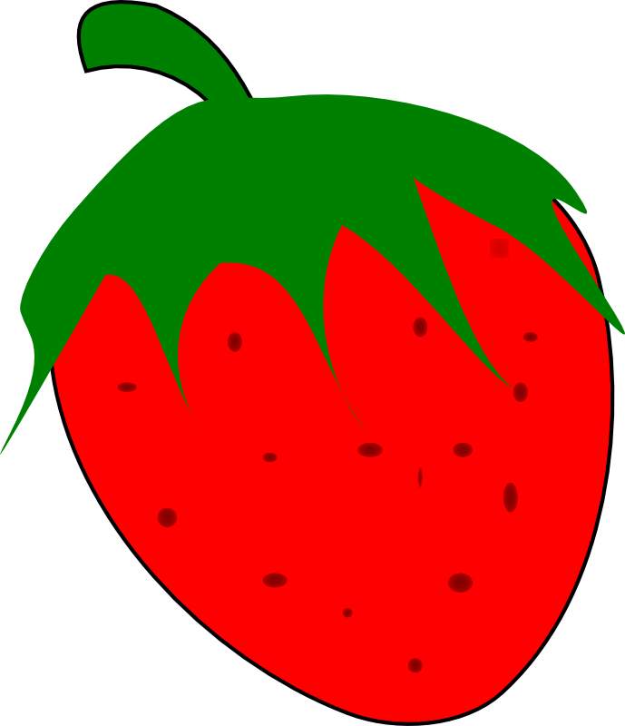 Clipart - Strawberry Fresa