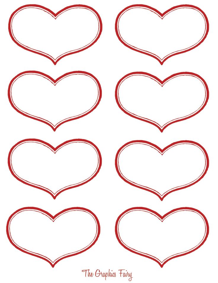 Vintage Valentine Printable - Antique Heart Labels