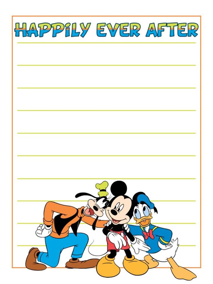 Pin by Colleen Whale on Printables-Disney Journal Cards | Pinterest