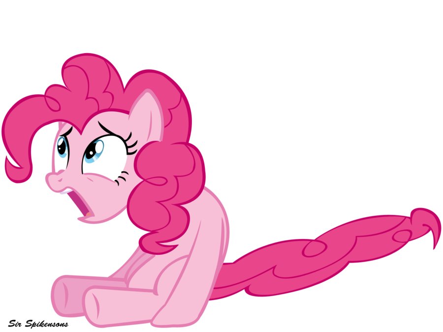 Pinkie Pie shocked by SirSpikensons on deviantART