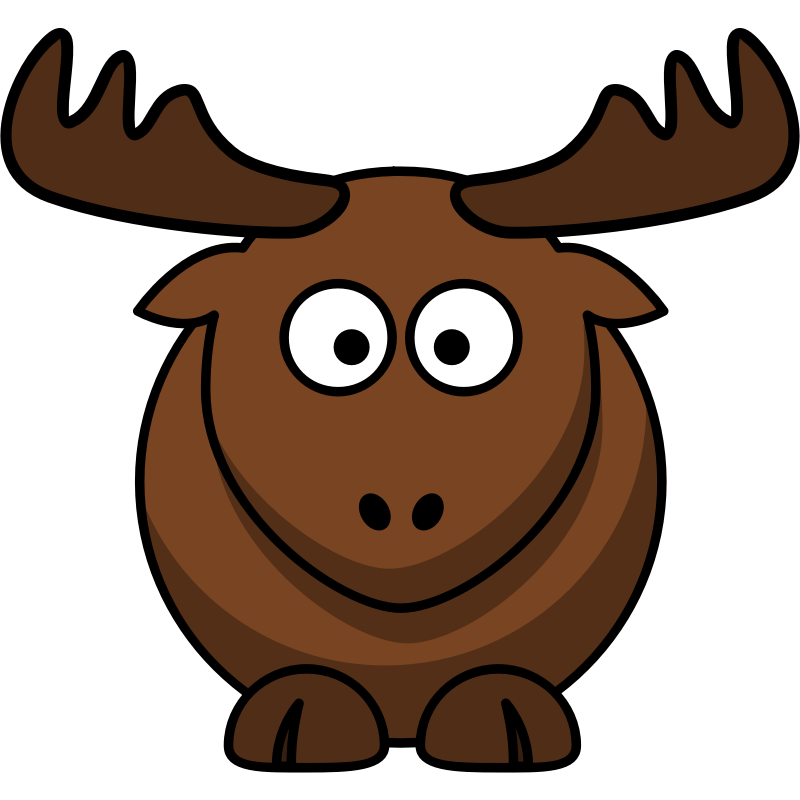 Clipart - Cartoon elk