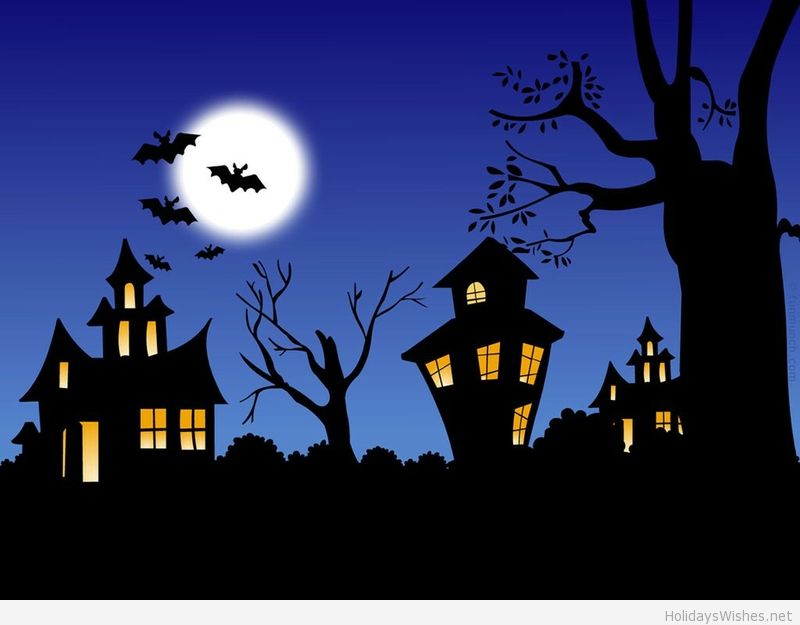 Cute Halloween Wallpapers Moon | Holidays Wishes