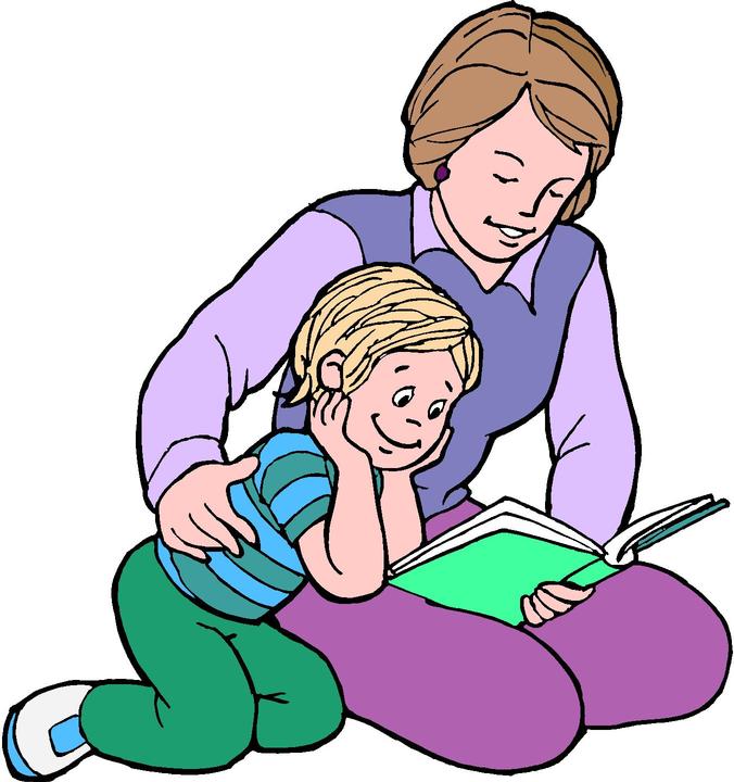 mother reading clipart - photo #11