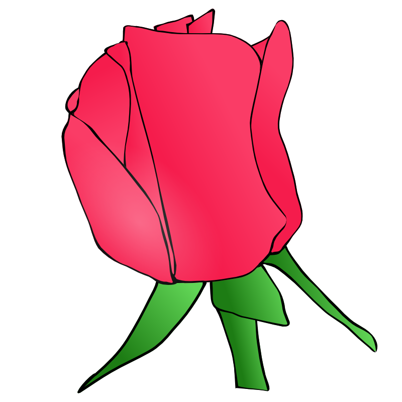 Clipart - Rose