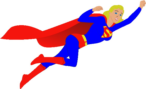 free clip art supergirl - photo #13