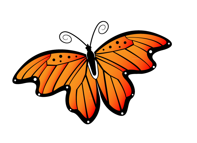 free butterfly vector clip art - photo #47