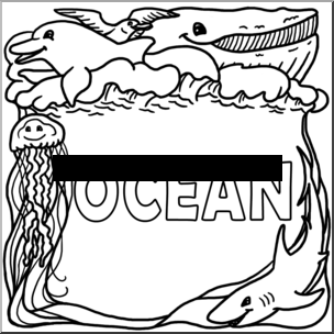 Ocean Clipart Black And White | Clipart Panda - Free Clipart Images