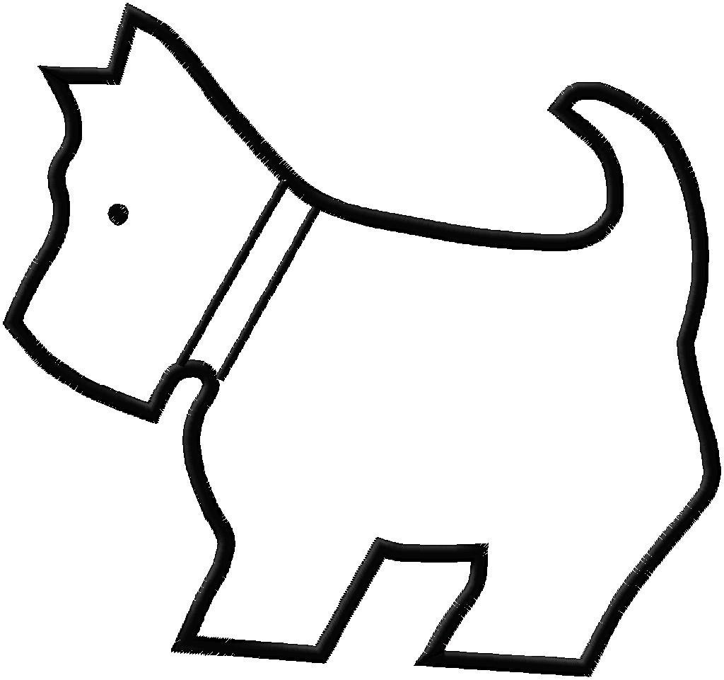 Dog Outlines - Cliparts.co