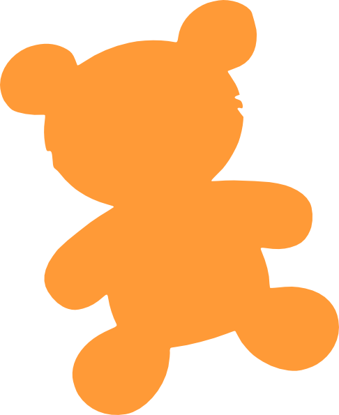 Bear Toy Silhouette clip art - vector clip art online, royalty ...