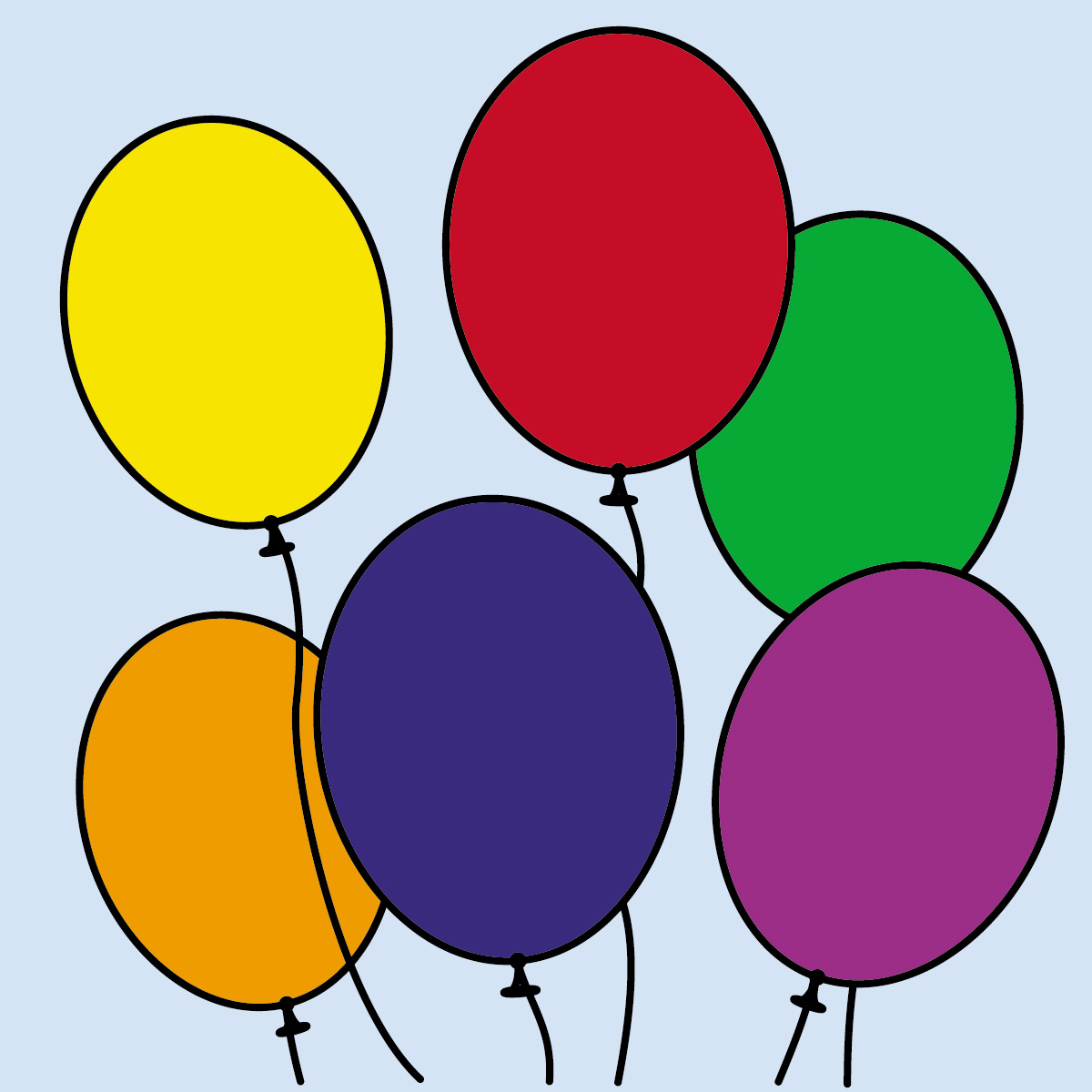 Images For > Balloon Pop Clipart