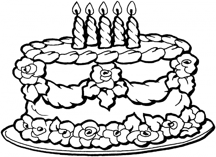 Cake coloring pictures | Super Coloring - ClipArt Best - ClipArt Best