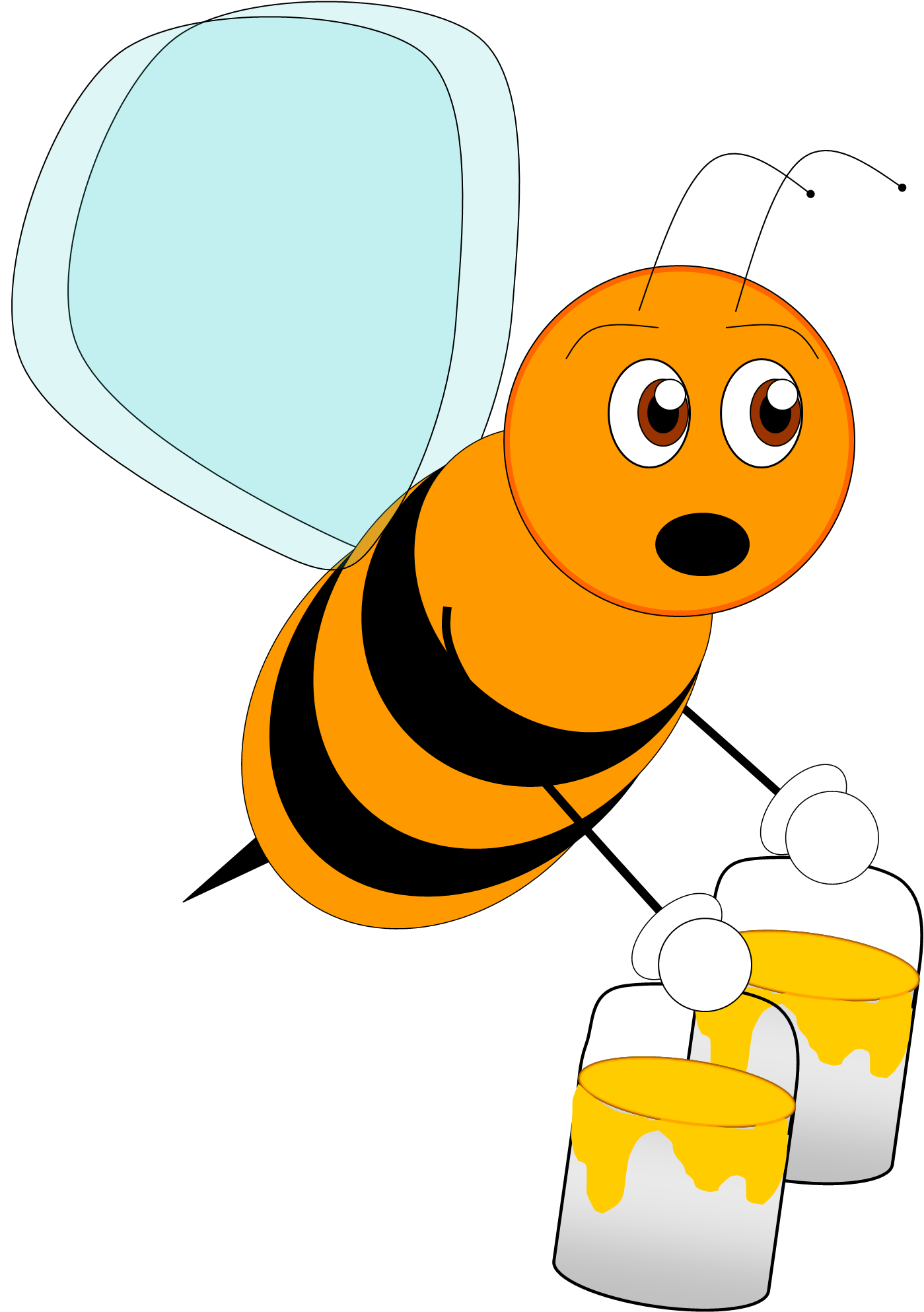 moving clipart bee - photo #12