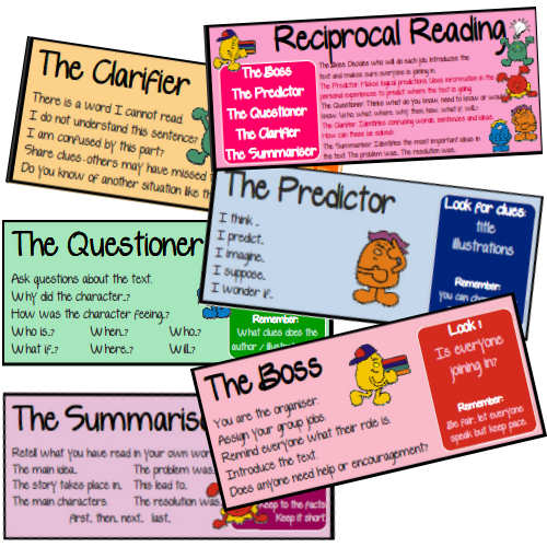 Reciprocal Reading Group Cards for Guided Reading | Leanne Gwilliam