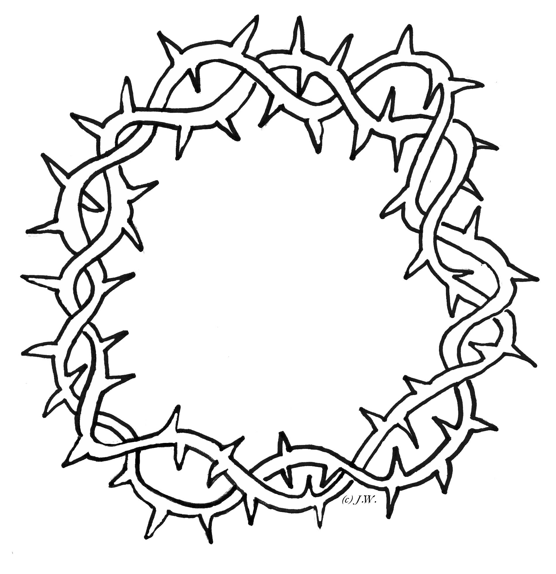 free clip art crown of thorns - photo #15