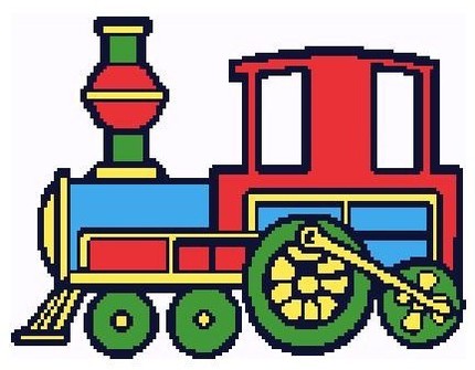 choo choo train Colouring Pages (page 3)