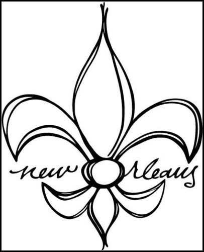 Saints Fleur De Lis Stencil - ClipArt Best