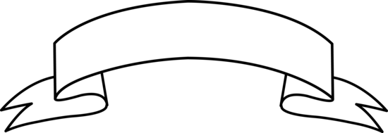 Ribbon Vector Black And White Png - Gallery