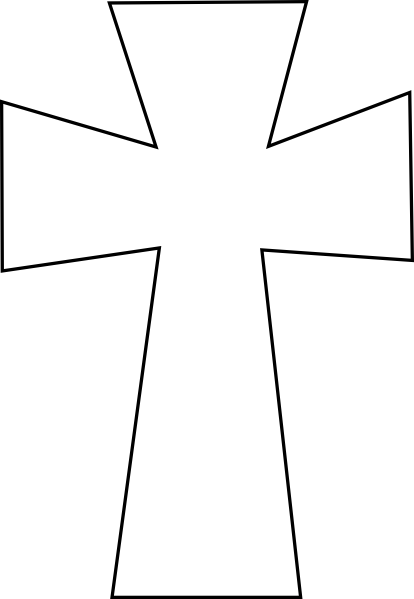 Cross Outline Clip Art Cliparts co