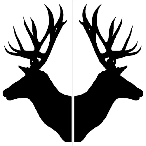 free deer head silhouette clip art - photo #35