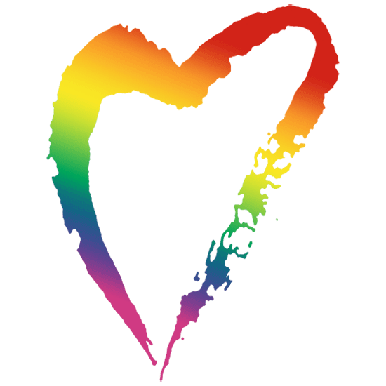 gay pride rainbow heart logo | WeddingGirl. - ClipArt Best ...