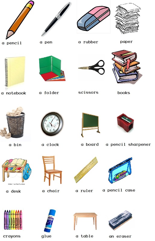 classroom objects clipart free - photo #8