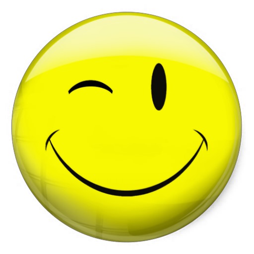 clipart smiley face wink - photo #4