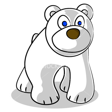 Cartoon Baby Polar Bear | lol-