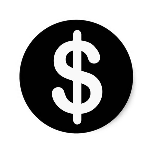 Black And White Money Sign - ClipArt Best