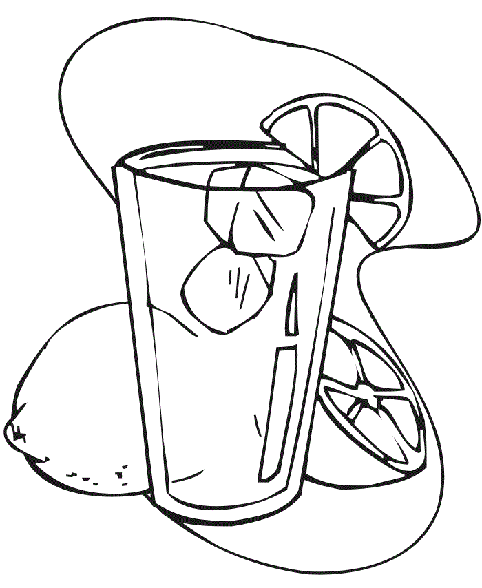 lemonade Colouring Pages (page 3)