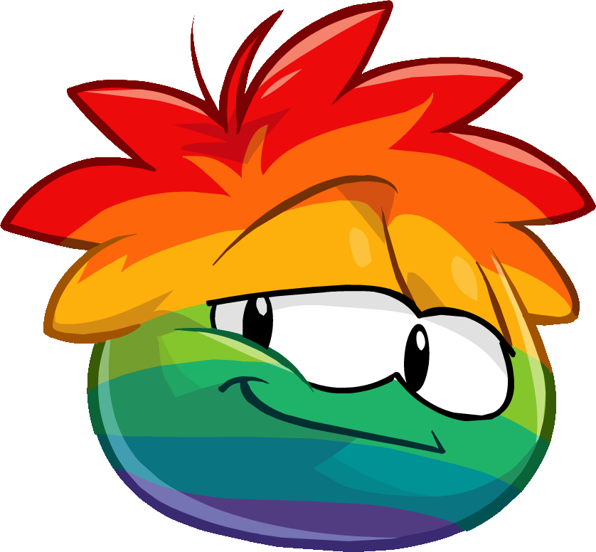 Rainbow Puffle - Club Penguin Wiki - The free, editable ...