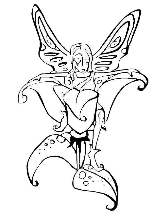 Cartoons Coloring Pages: Disney Fairies Coloring Pages