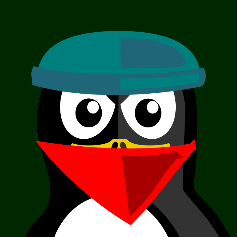 Clipart - robber penguin