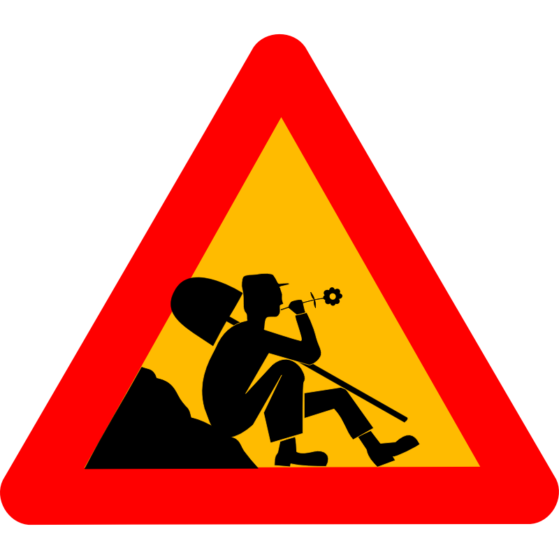 Clipart - Man at work