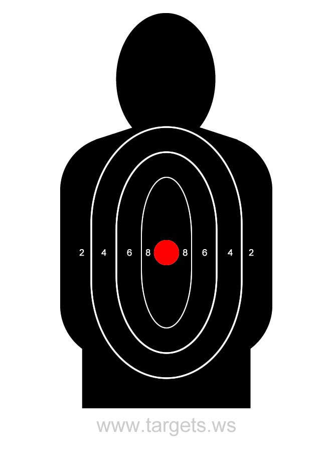 Targets - Print your own silhouette shooting targets - ClipArt ...